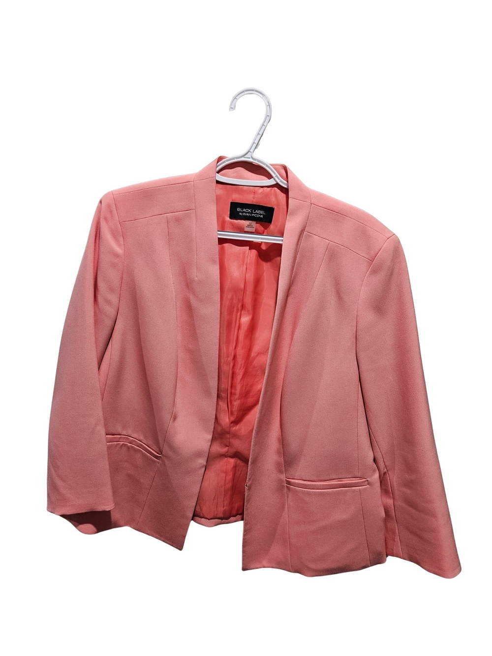 Black Label Coral Open-Front Blazer